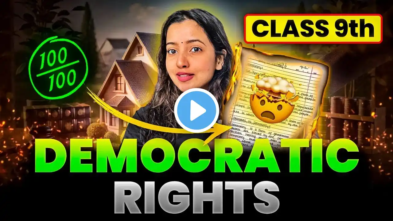 CLASS 9 DEMOCRATIC RIGHTS FULL CHAPTER | Class 9 Social Science | Shubham Pathak #civics #sst #exam