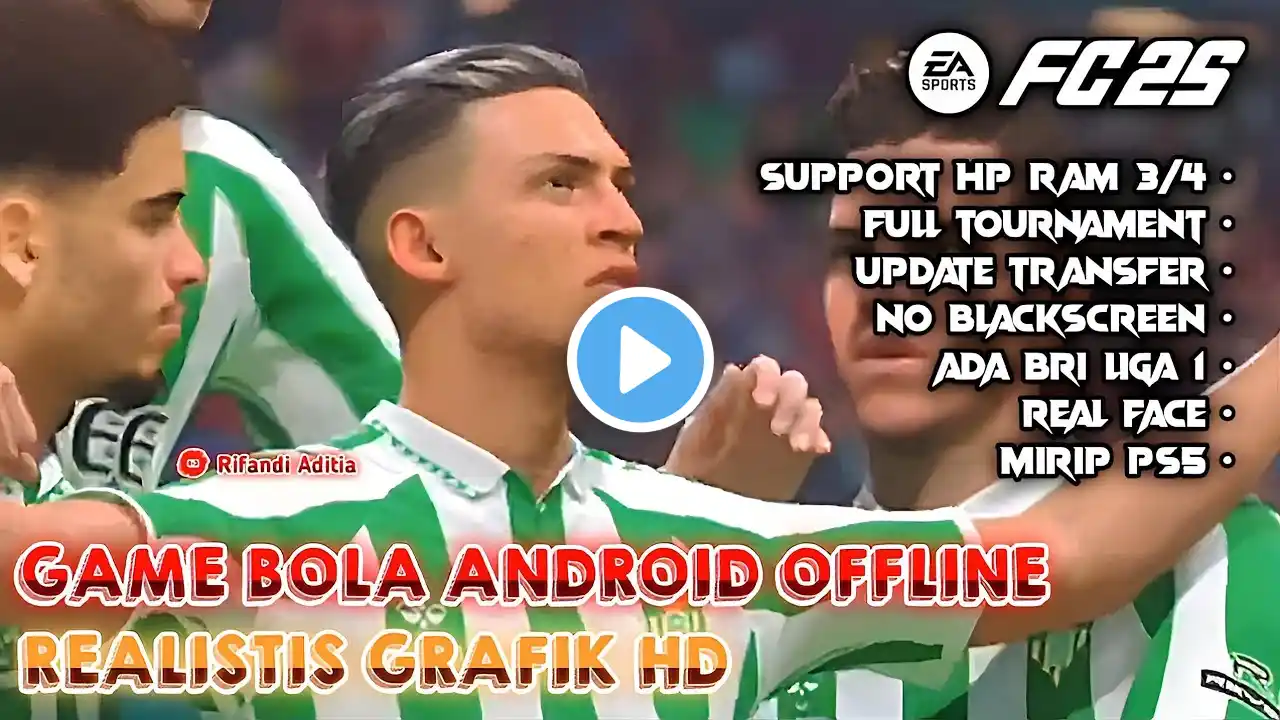 MIRIP PS5! FIFA 16 MOD EA Sports FC 25 Android Offline Grafik HD | Full Tournament Cup & Career