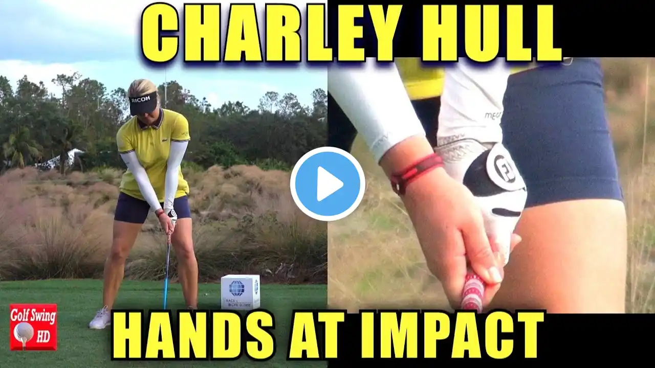 CHARLEY HULL HANDS THRU IMPACT SLOW MOTION DRIVER GOLF SWING 1080 HD