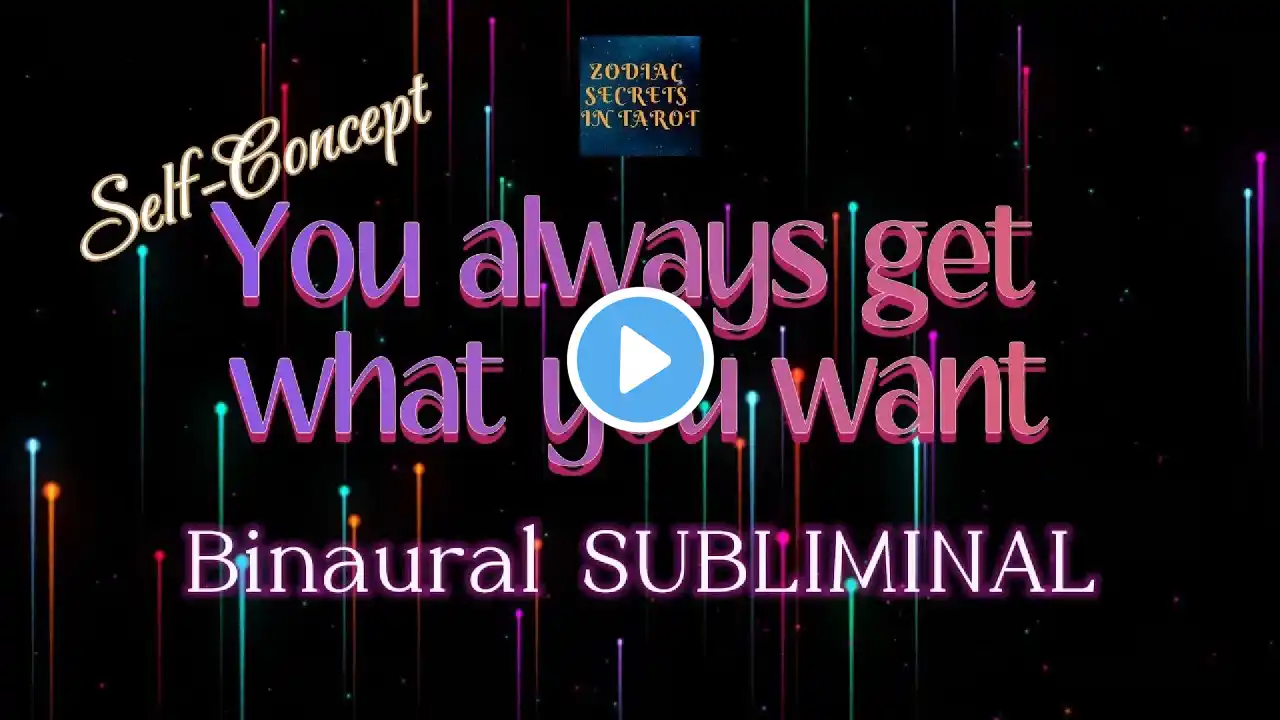 💫 Binaural Subliminal | You Get All Your Desires! 🎧✨ | Powerful Manifestation Booster 🚀