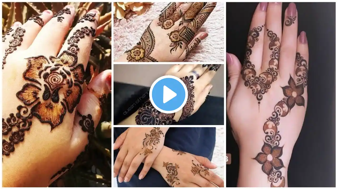 10 top mehndi design| pakistani simple mehndi| arabic mehndi # trending #vairalvideo #mehndidesign