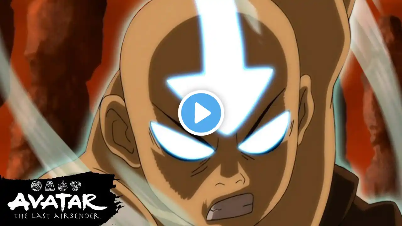 Top 10 Times Aang Went BEAST MODE 😡 | Avatar: The Last Airbender