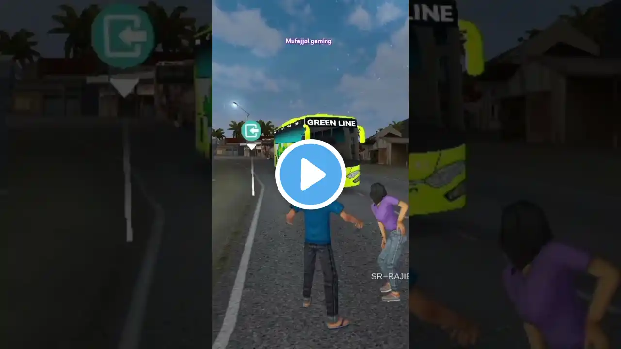 bus simulator Indonesia driver dance #bussid #gaming #shorts