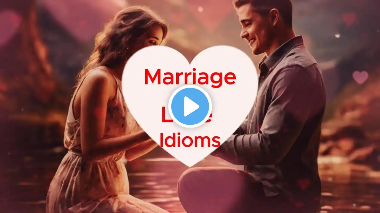 6 most common idioms about Love and Marriage ❤️ | with examples and conversations