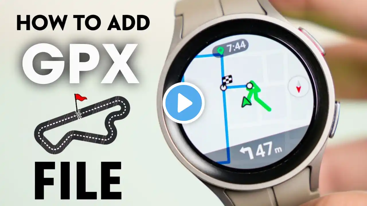 How To ADD GPX File To Samsung Galaxy Watch 5 PRO Plus Giveaway Of A Premium Watch Face