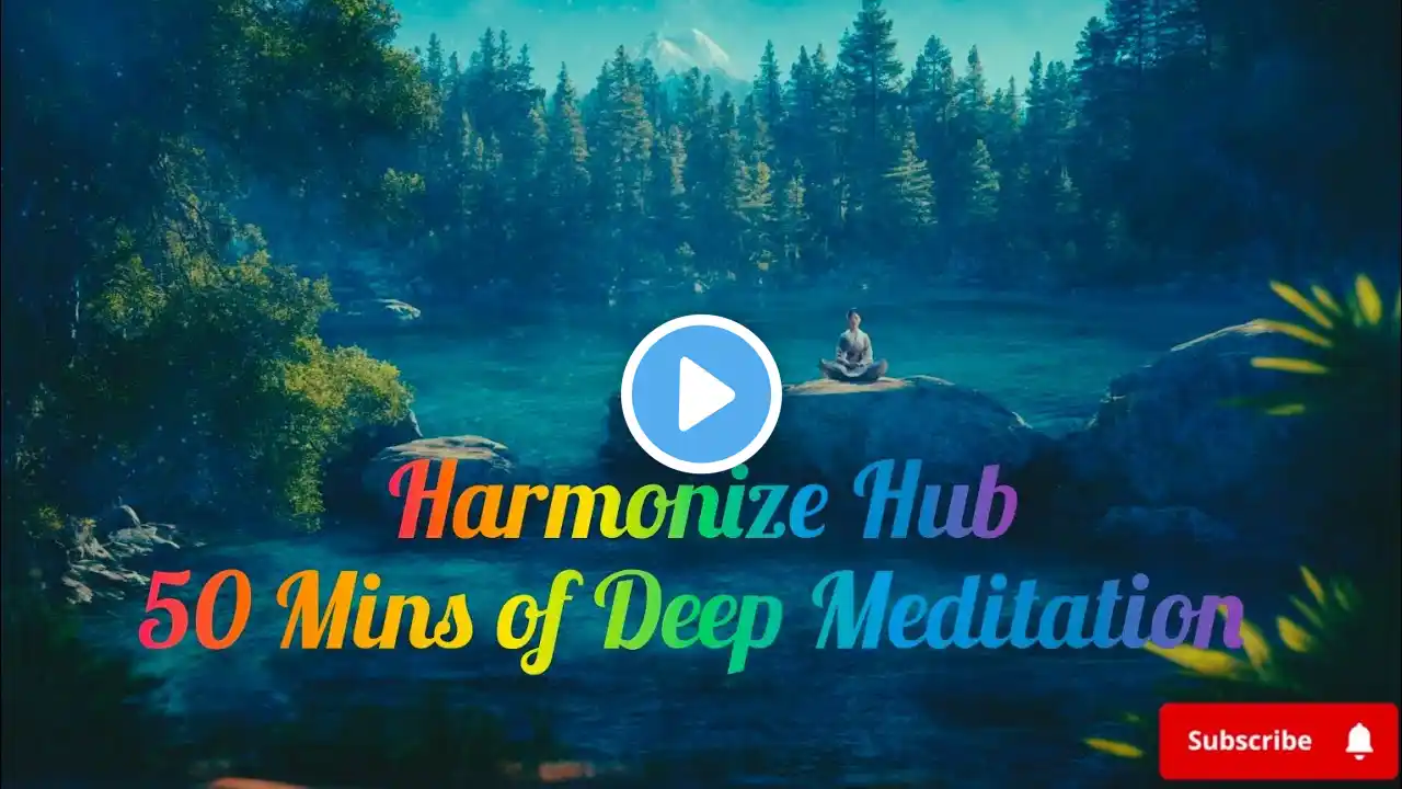 50 Minute Super Deep Meditation Music: Relax Mind Body, Inner Peace, Relaxing Music ☯️💯