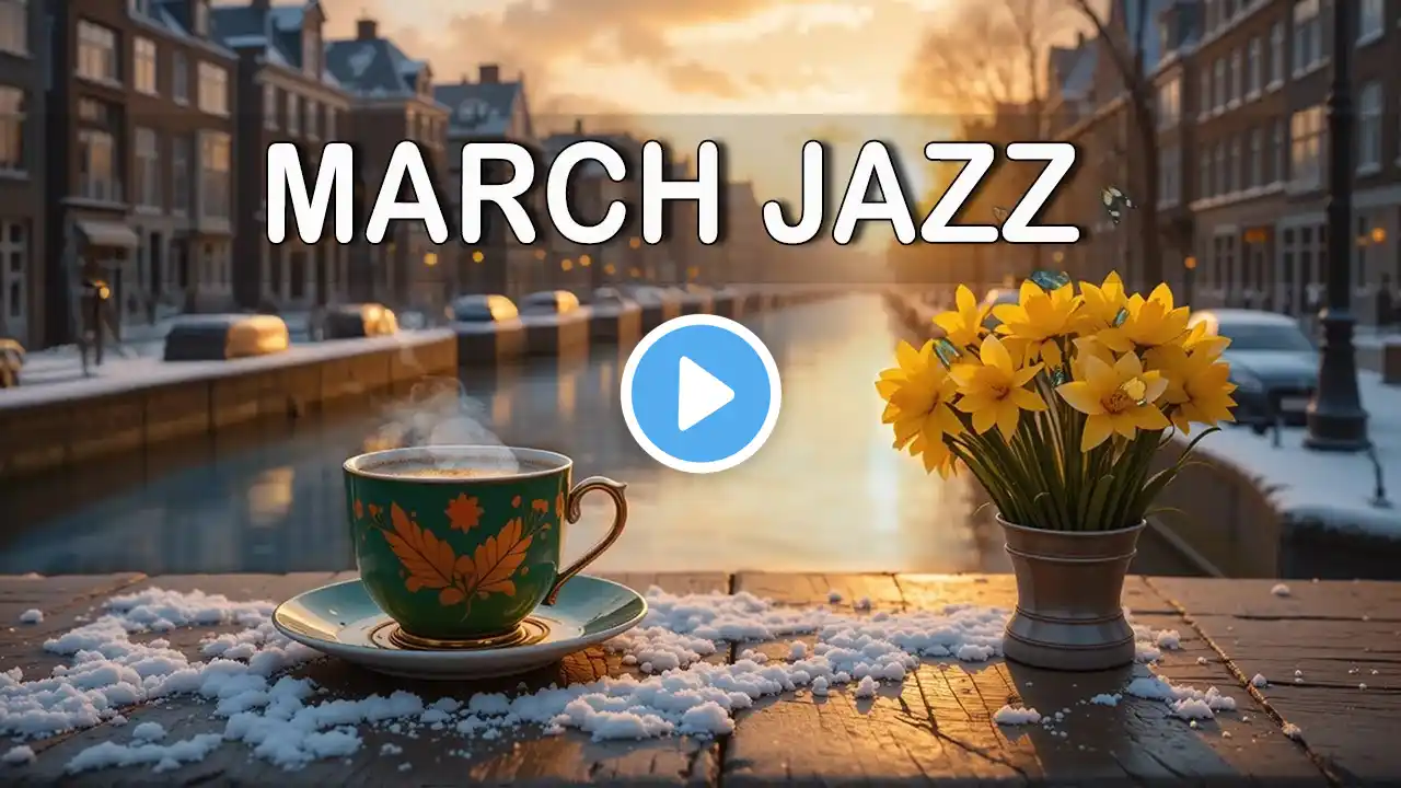 Happy Morning March Jazz ☕ Lightly Piano Jazz Coffee Music & Bossa Nova Instrumental for Good Moods🎵