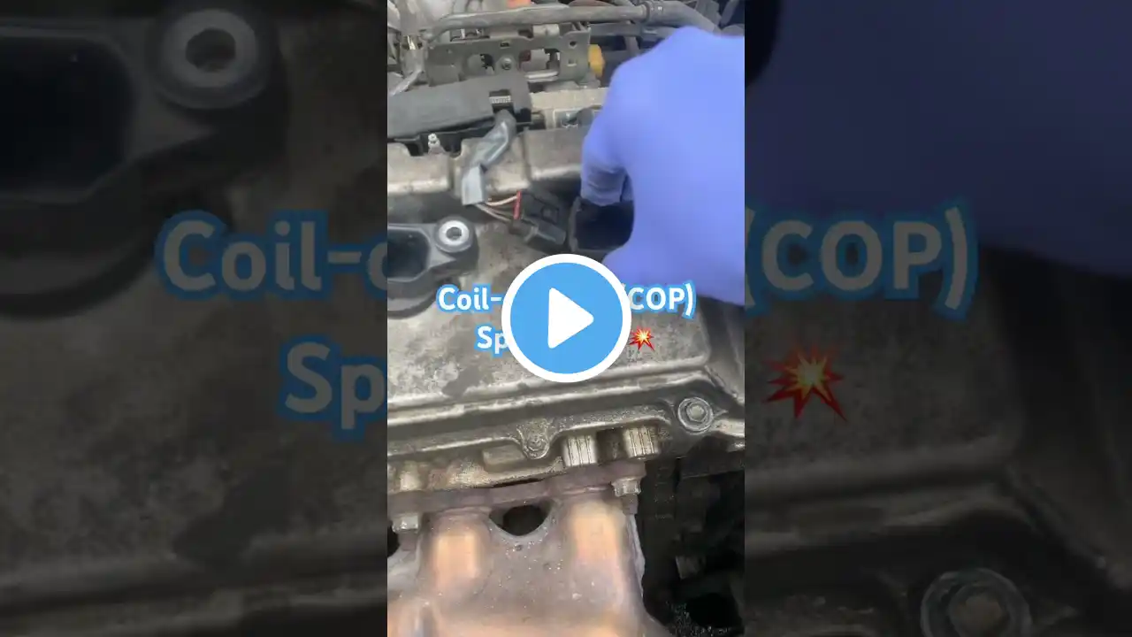 COP SPARK TEST💥 #IgnitionCoilTest #automotivediagnostics #carrepair #enginerepair #jtech