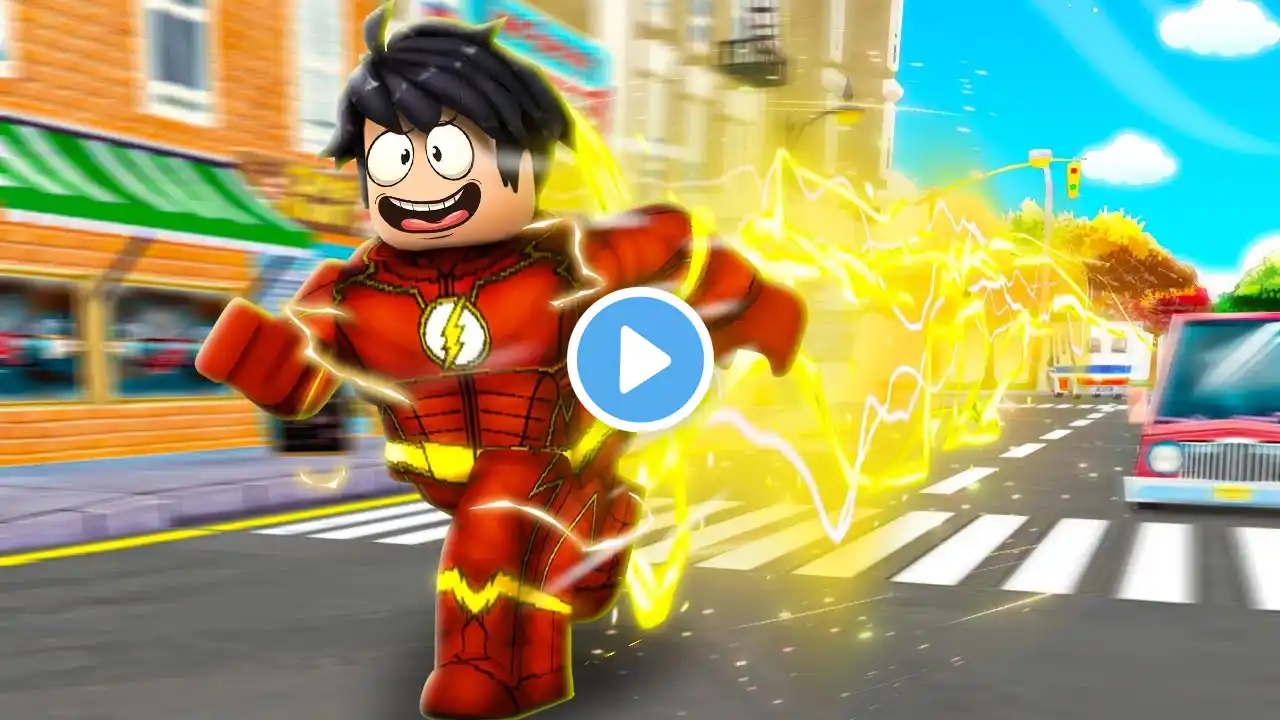 I Became WORLD FASTEST SuperHero in ROBLOX