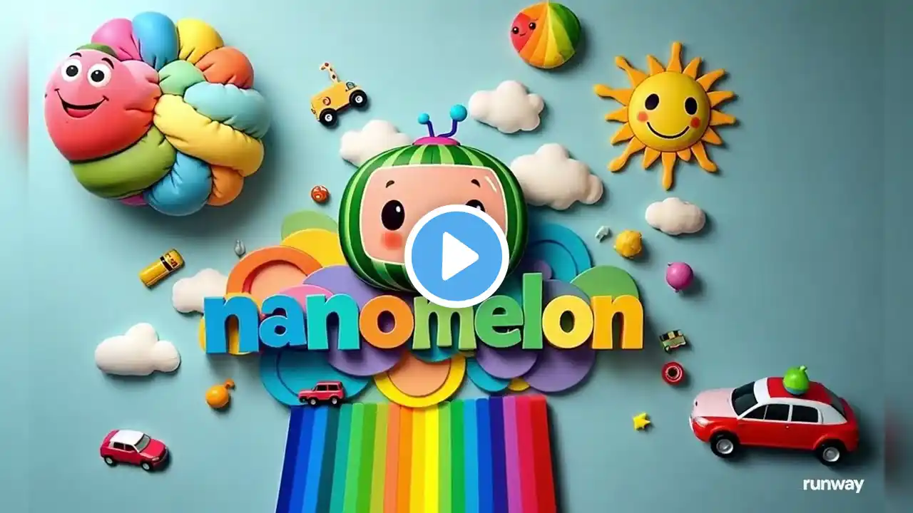 "COLOURFUL FUN | Learn Colors with This Catchy Song" #Nanomelon #cocomelon #kidslearning #kid #kids