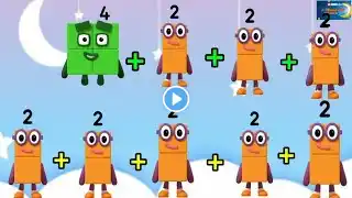 NUMBERBLOCKS ADDING UP TO 10 GIANT NUMBERS | PERMATH CONCEPT | ADDITION OF BIG NUMBERS | SUBTRACT