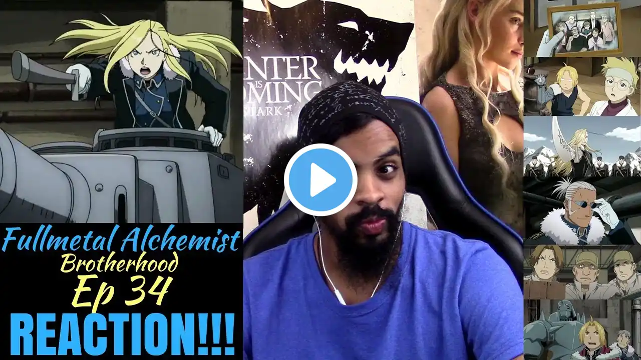 Fullmetal Alchemist Brotherhood Episode 34 REACTION/REVIEW!!!! "Ice Queen"
