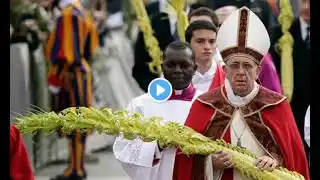 Pope Francis Celebrates Palm Sunday - Vatican