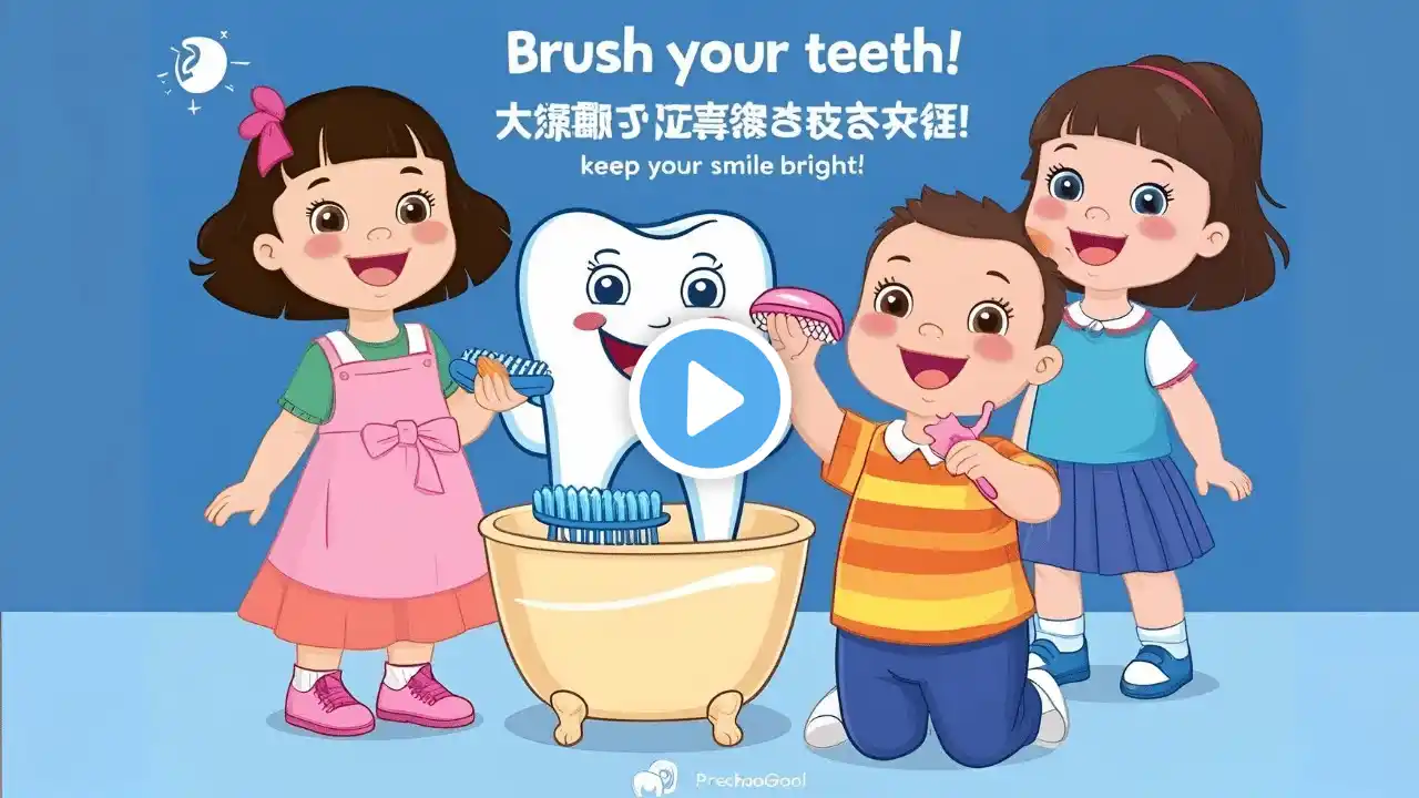 Sing Along Brush Teeth Song 🦷✨ | Educational Hygiene Song for Kids