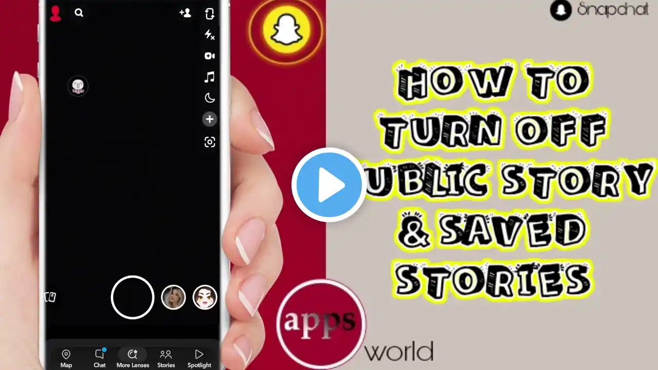 How To Turn Off Public Story & Saved Stories On Snapchat App