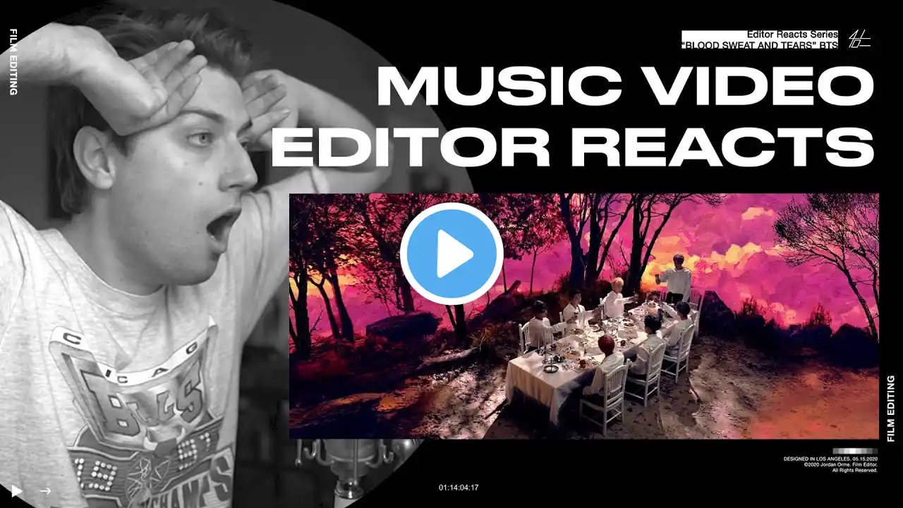 Video Editor Reacts to BTS - Blood Sweat & Tears (Official MV)