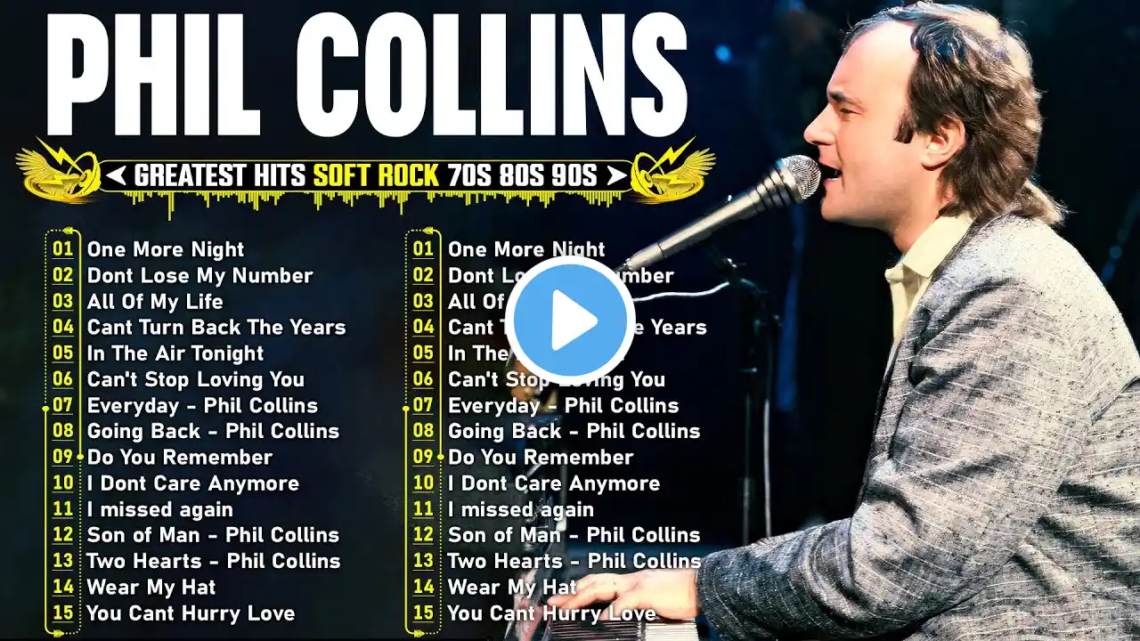 Phil Collins Best Songs Of All Time 💬 Top 100 Phil Collins