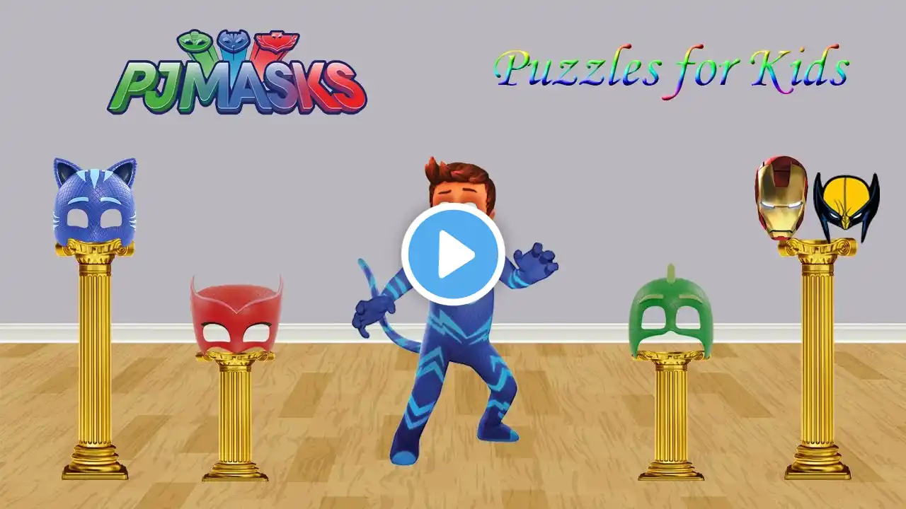 Wrong Heads PJ Masks and Superheroes | Wrong Masks PJ Masks | Learn Colors for Kids Children