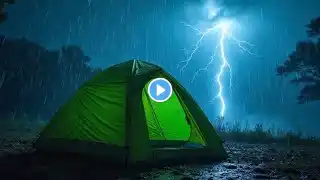 Rain Sounds For Sleeping - 99% Instantly Fall Asleep With Rain And Thunder Sound At Night