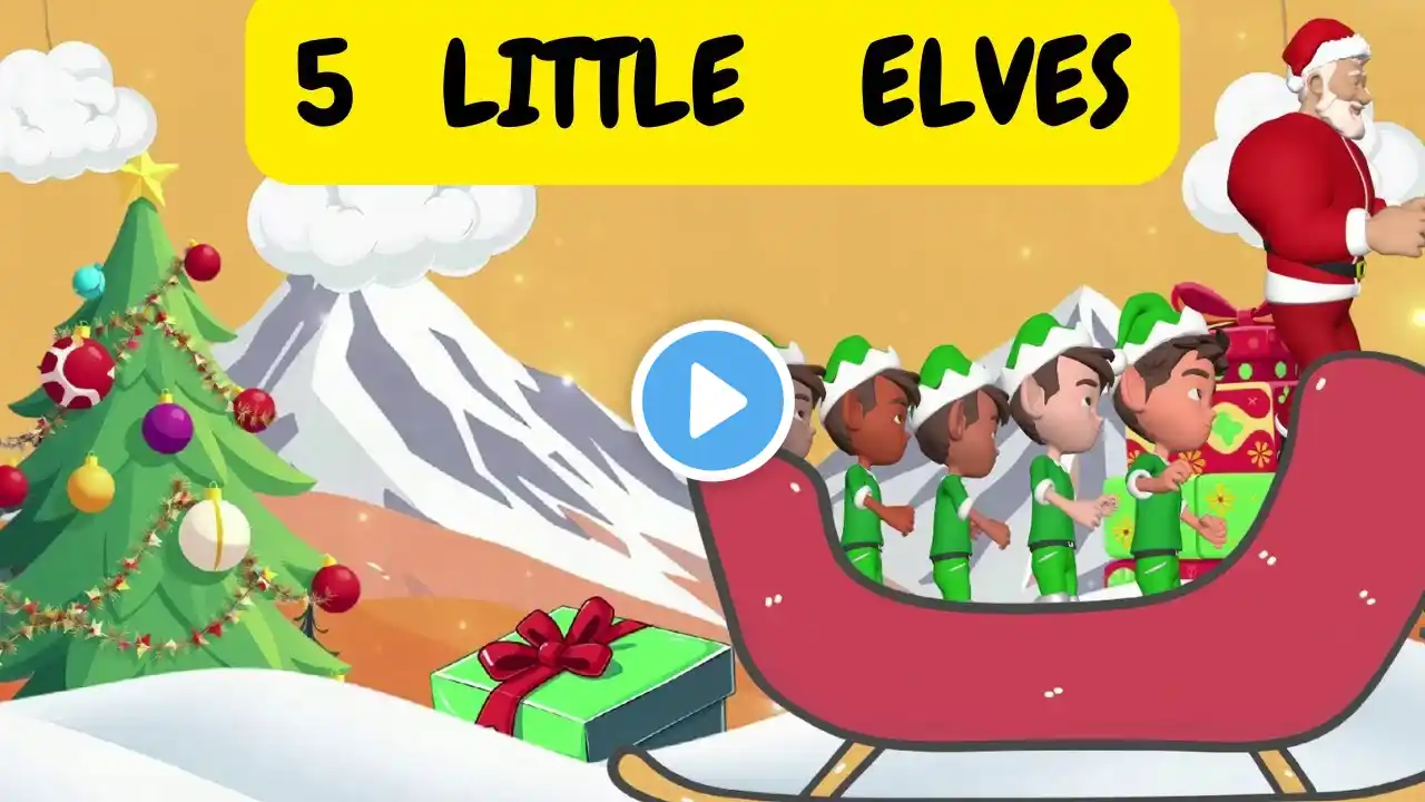 5 Little Elves | Christmas Songs For Kids | Super Simple Cincy Toons Songs