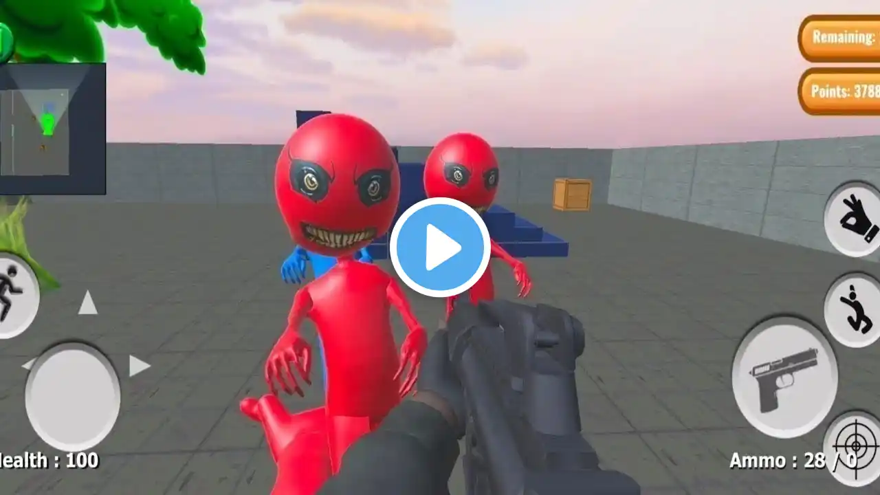 Blue & Red Alien - Fps Shooting  Games 3D _ Android  GamePlay #23