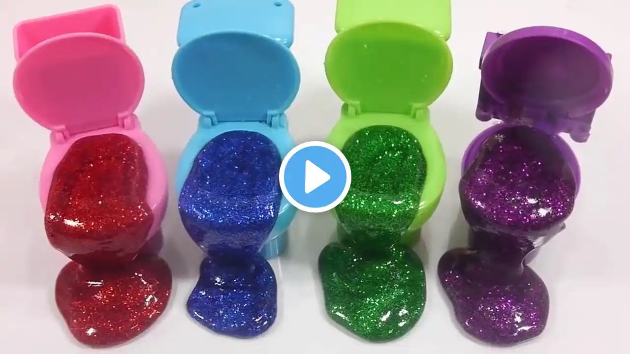 Water Balloons Glitter Slime Learn Colors Glue Surprise Eggs Toys0