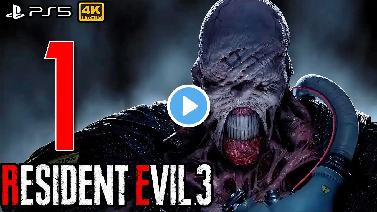 RESIDENT EVIL 3 REMAKE - [Let's Play ITA PS5 4K UHD - PARTE 1] - IL NEMESIS!!