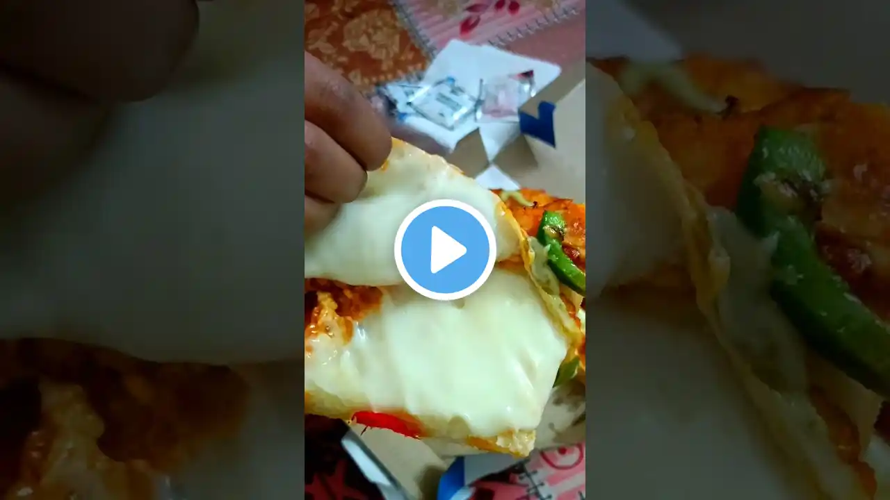 Dominos Cheese Burst Pizza😋🍕 #food #foodie #dominos #pizza #cheese #shorts #trending #video #viral