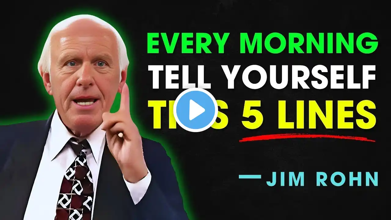 SPEAK This 5 LINES To Yourself EVERY MORNING \JIM ROHN