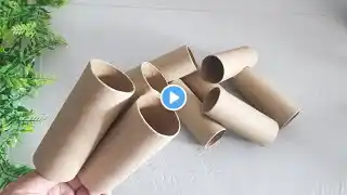 Great ideas for recycling toilet paper rolls | Home decor craft ideas | Recycling ideas