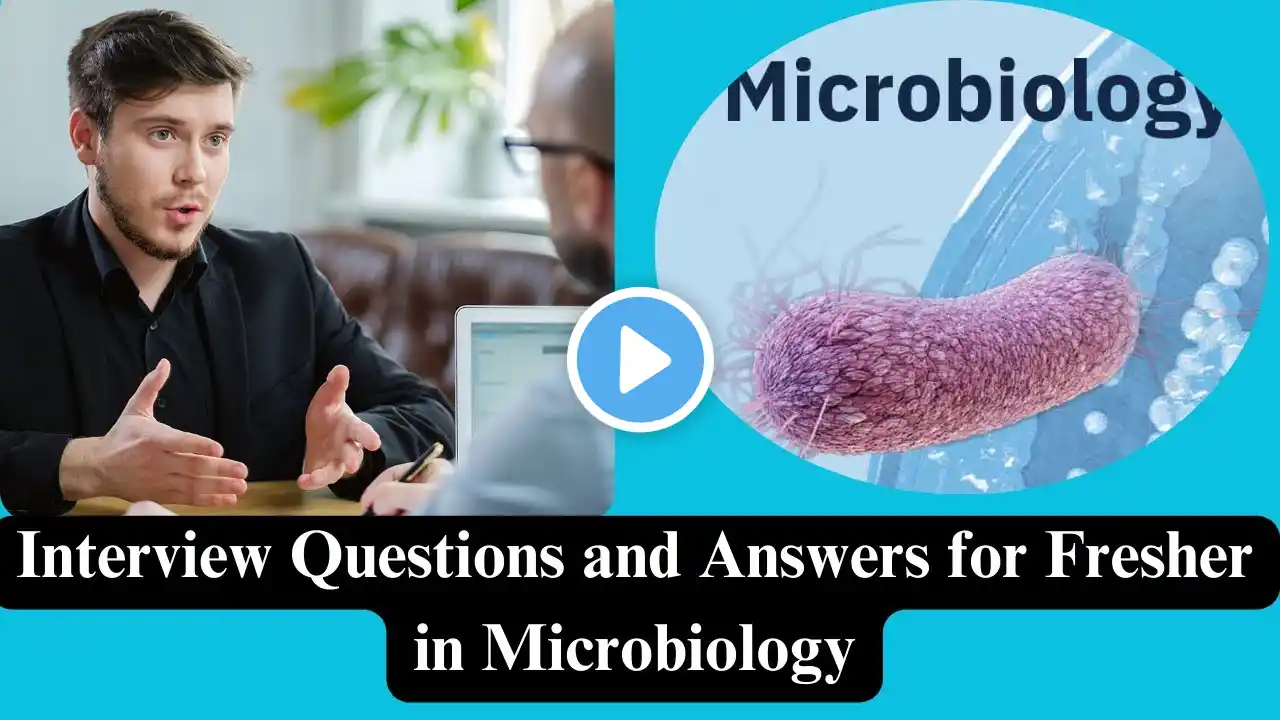 Interview Questions & Answers for Fresher in Microbiology #pharmaknowlege #interview #microbiology