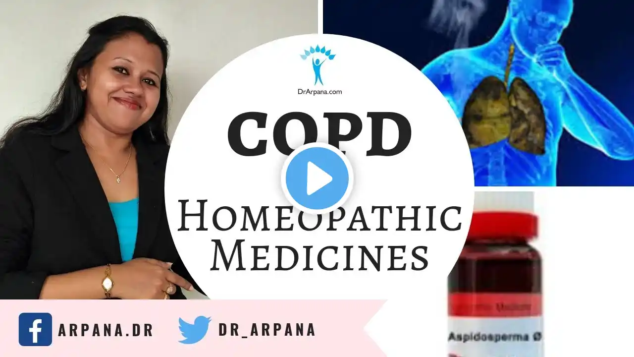 COPD या दमा क्या है व होम्योपैथिक इलाज || CHRONIC OBSTRUCTIVE PULMONARY DISEASES & Homeopathy