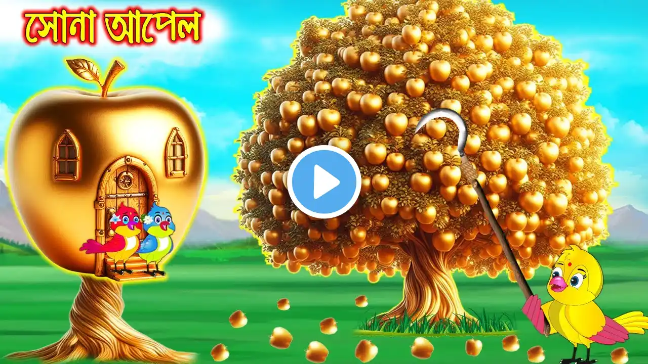 সোনার আপেল | Sonar Apple | Bangla Cartoon | Thakurmar Jhuli | Pakhir Golpo | Golpo | Tuntuni Golpo