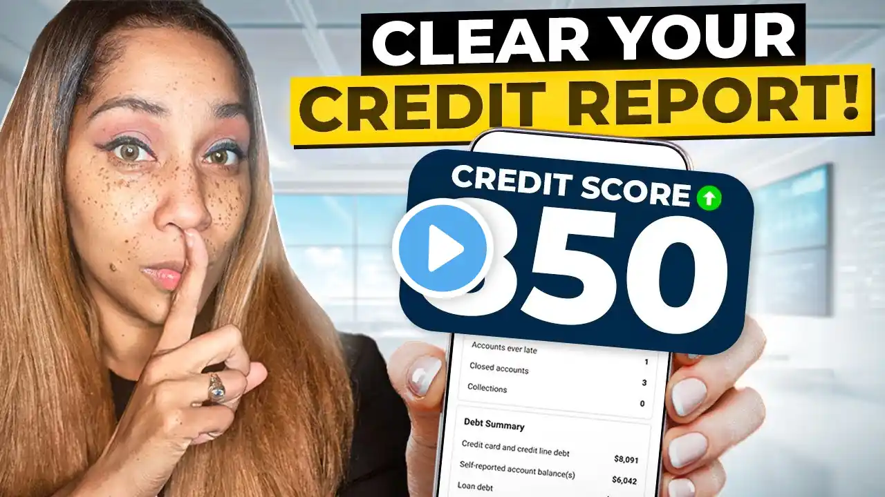 Wipe EVERY NEGATIVE ACCOUNT off your CREDIT REPORT FAST!   (🤫Secret Hack)