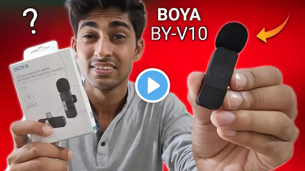 Boya BY-V10 Wireless Microphone Full Review - Buy OR Not ?