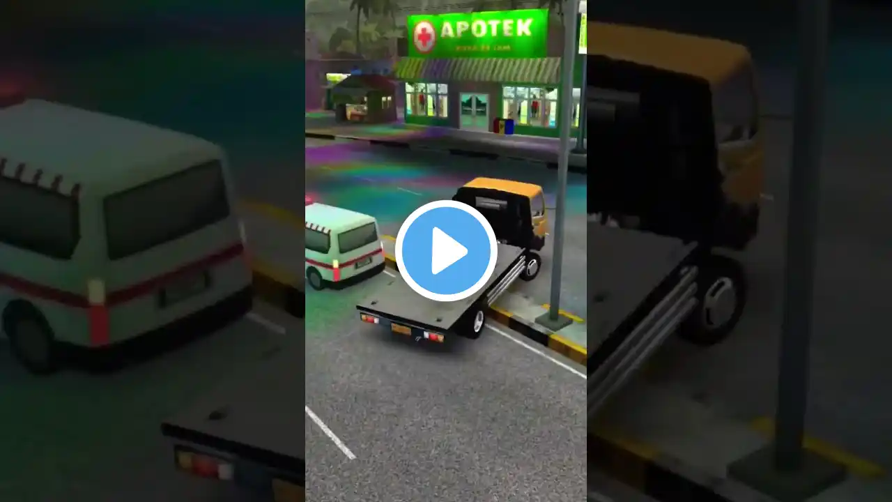 Truck simulator indonesia truck accident #shorts#viral#shots#bus#bussid #trending#tiktok#gameplay