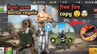 HUNT ZONE Battle Royale Gameplay💨🔥 Best Battle Royale Offline Game Like PUBGE & FREE FIRE | Hunt Zon