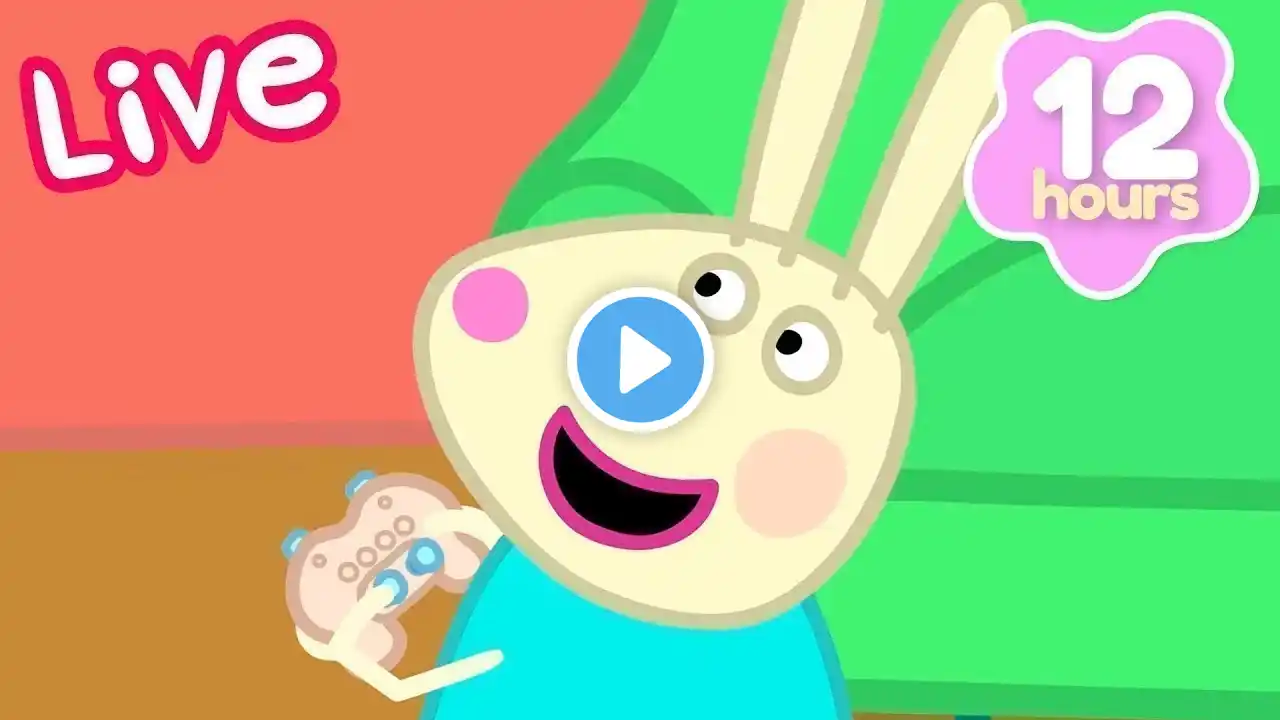 🔴 LIVE Peppa Pig Best Full Episodes 2025 | 24 HOUR Livestream