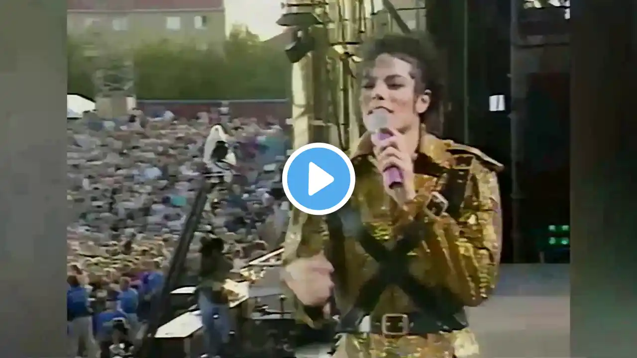 Michael Jackson Working Day And Night Dangerous Tour In Oslo