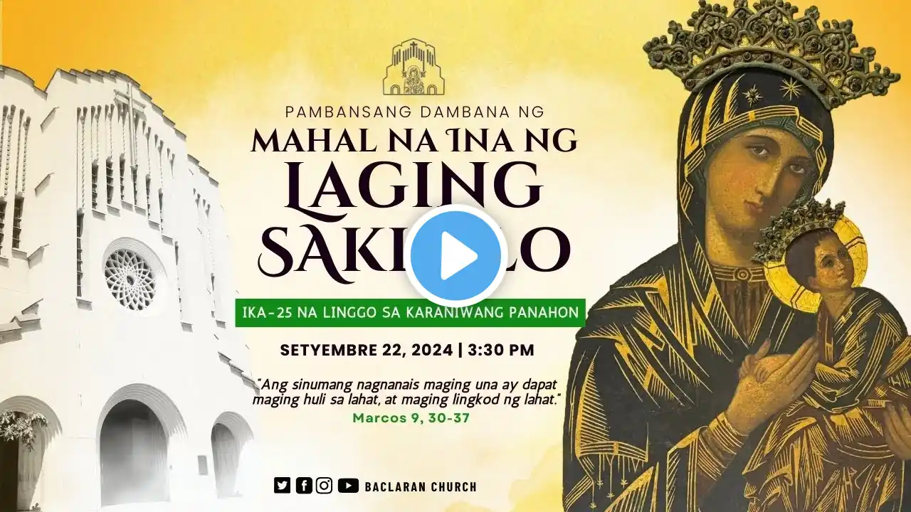 Baclaran Church: Ika-25 na Linggo sa Karaniwang Panahon