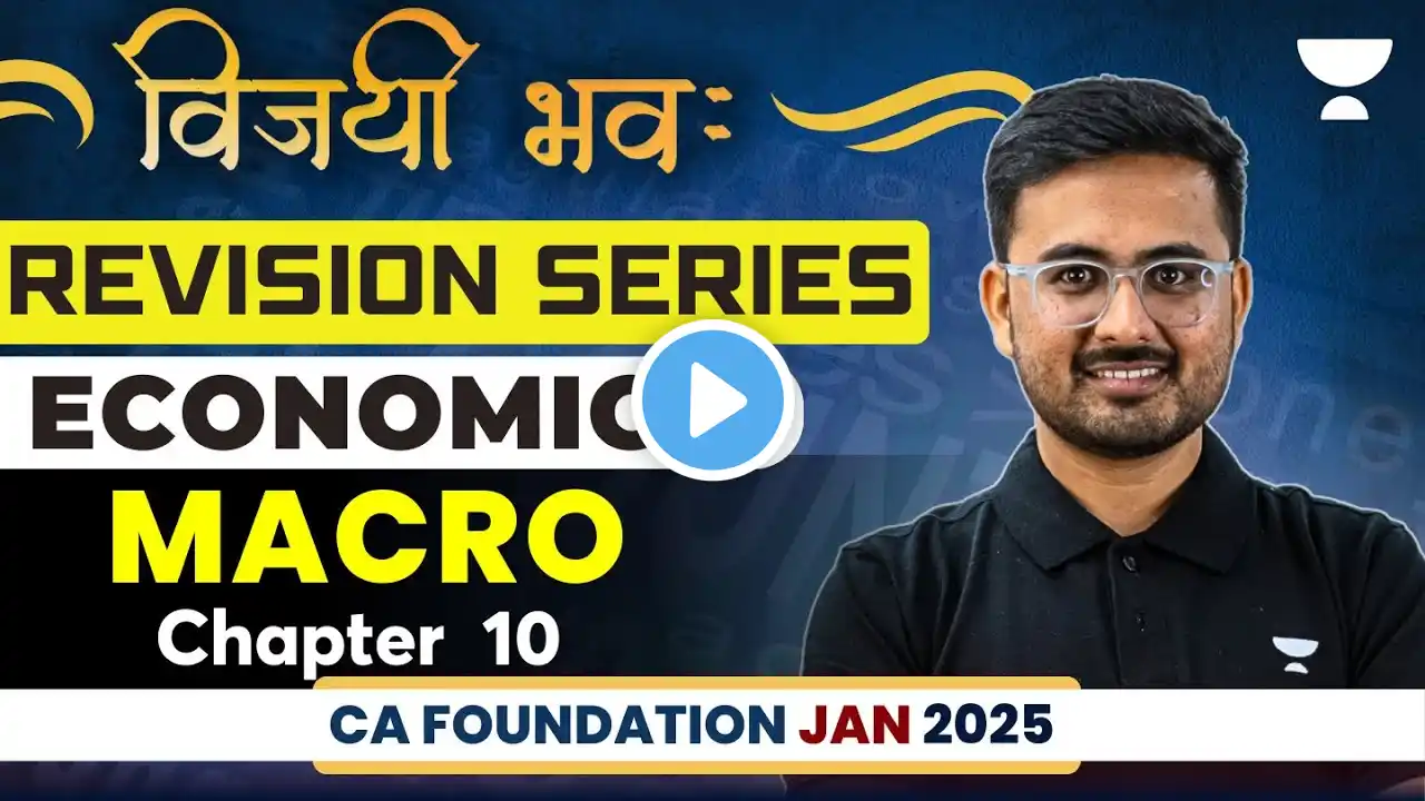 CA Foundation Jan 25 | Macro | Chapter 10 | Business Economics | Akhilesh Daga