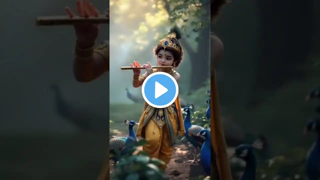 Krishna's Flute music #shorts #music #flute #mahabharat #flutemusic