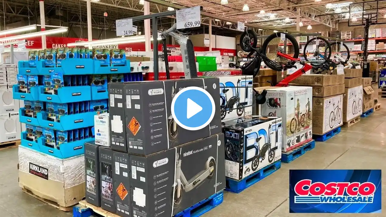 COSTCO SHOP WITH ME ELECTRIC BIKES BOOKS DINNERWARE PATIO FURNITURE SHOPPING STORE WALK THROUGH