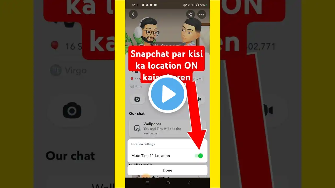 Snapchat Par Kisi Ka Location ON Kaise Karen | How To Turn ON Location On Snapchat #shorts