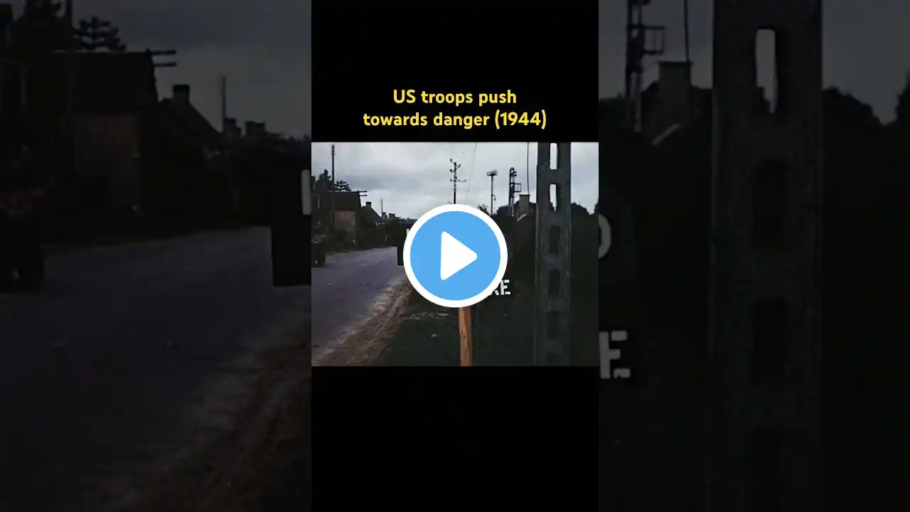 US Troops push towards danger during World War II #shorts