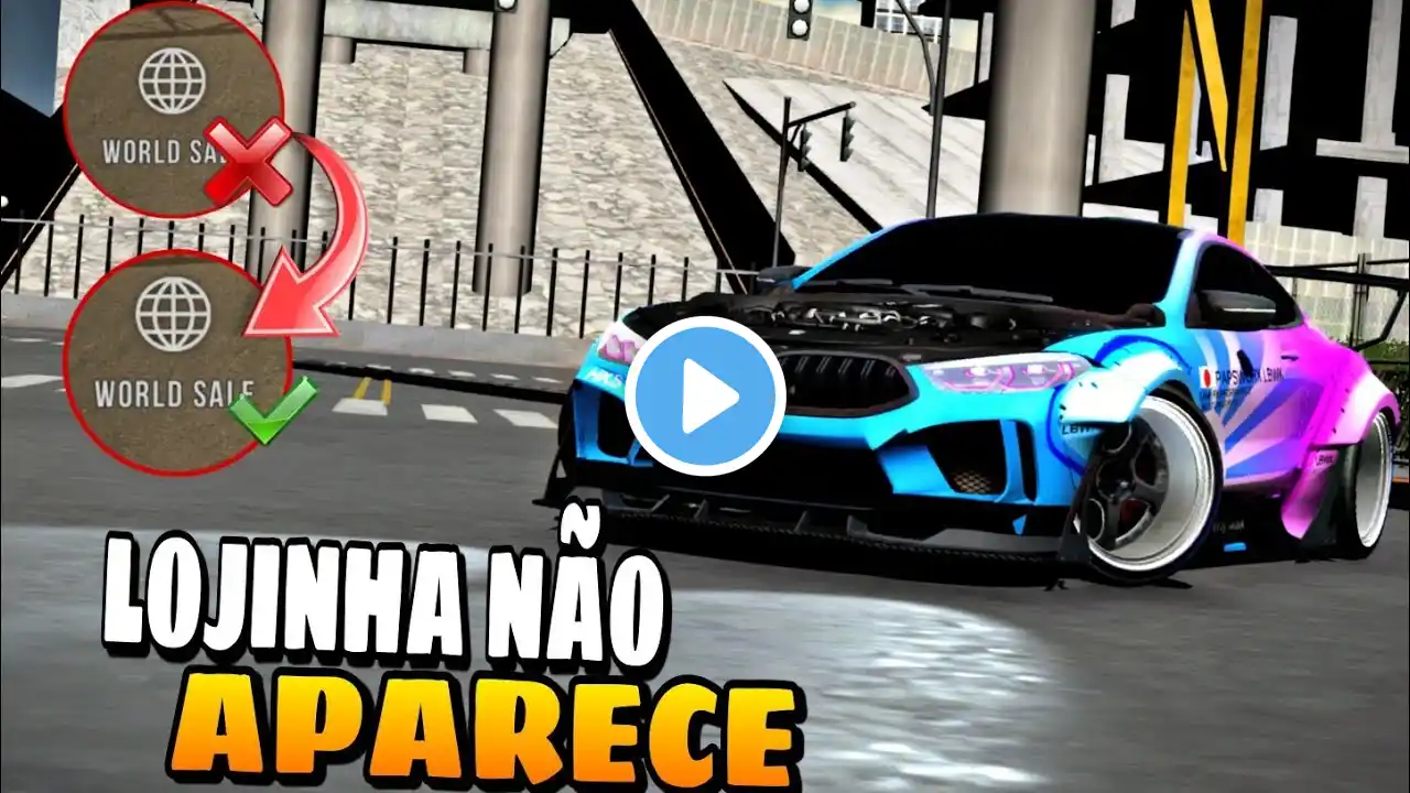 WORLD SALE BUGADA NÃO APARECE COMO RESOLVER CAR PARKING MULTIPLAYER