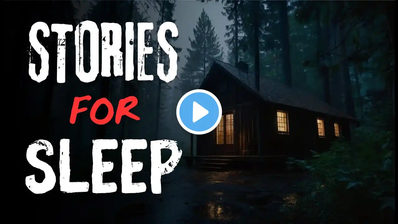 True Scary Stories with Rain Sounds  Relax & Sleep Fast – Vol.10  [Black Screen]