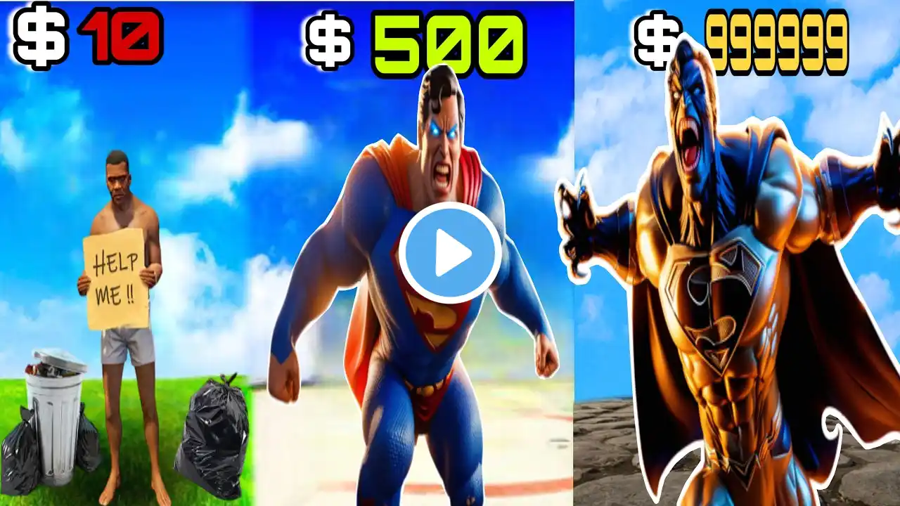 GTA 5: $1 Superman to $1,000,000,000 Super-Modded Superman!