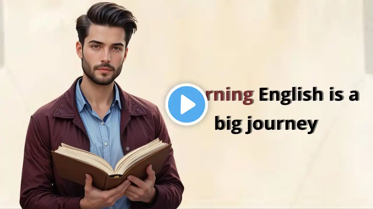 Learning English is a big Journey | Improve your English | English speaking practice | graded reader