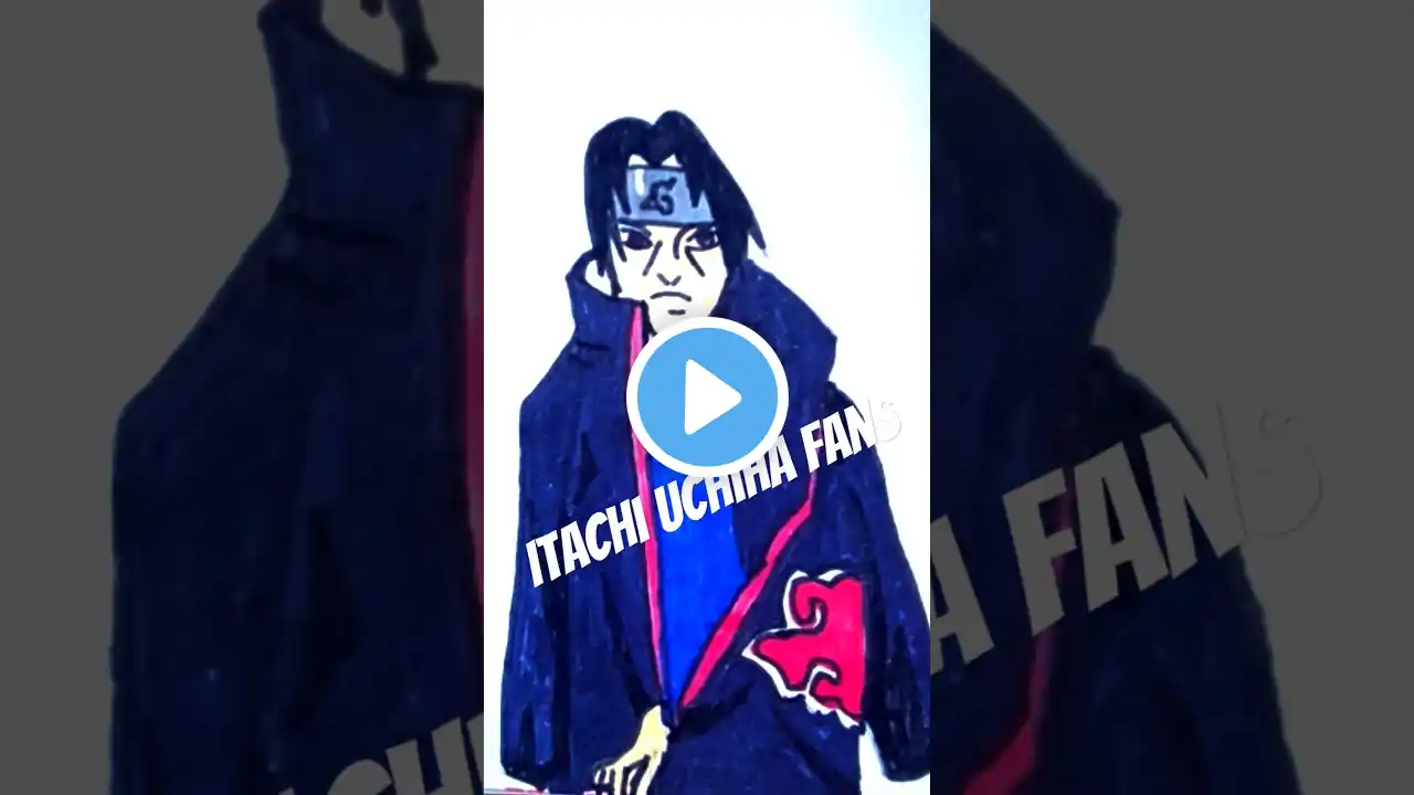 ITACHI UCHIHA🔥🎨#shorts